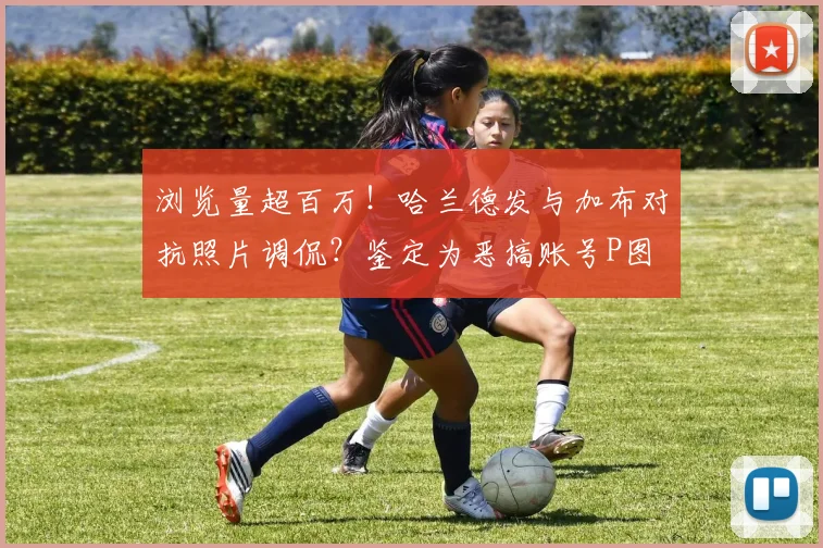 浏览量超百万!哈兰德发与加布对抗照片调侃?鉴定为恶搞账号P图